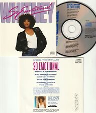 Usado, Whitney Houston - So Emotional : US Promo Maxi-Single CD : rare comprar usado  Enviando para Brazil