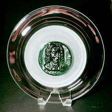 DAUM FRANCE BACH Green Pate de Verre Crystal Plate, Limited Ed #193/2,000 for sale  Shipping to South Africa