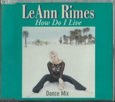 LEANN RIMES - HOW DO I LIVE (DANCE MIX) / (REMIXES) 1998 UK 5 TRACK CD CUBCX30, usado comprar usado  Enviando para Brazil