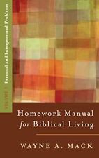 Um manual de lição de casa para a vida bíblica: problemas pessoais e interpessoais (... comprar usado  Enviando para Brazil