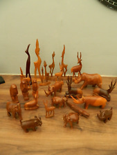 animal wood carvings for sale  ALTON