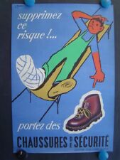 Safety poster antique d'occasion  Expédié en Belgium