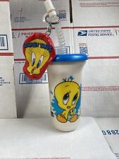 Vintage 1994 Tweety Baby Looney Tunes Copo com Palha e Bolsa Walmart Hi-C comprar usado  Enviando para Brazil