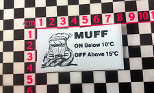 Muff reminder sticker for sale  BEWDLEY