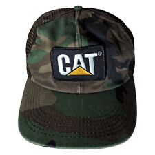 Boné chapéu gato vintage Snapback patch trator fazendeiro caminhoneiro EUA camuflagem caça comprar usado  Enviando para Brazil