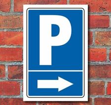Schild parkplatz pfeil gebraucht kaufen  Bad Driburg