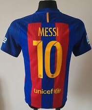 Camisa Nike Barcelona 2016 - 2017 Home football #10 Messi tamanho pequeno, usado comprar usado  Enviando para Brazil