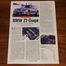Bmw coupe magazine for sale  Salt Lake City