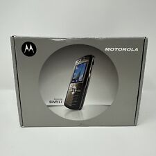 Teléfono Celular Motorola SLVR L7 Negro TOTALMENTE NUEVO CAJA ABIERTA SIN AURICULARES segunda mano  Embacar hacia Argentina