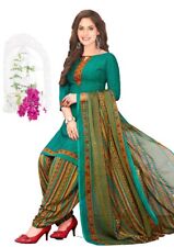 STITCHED GREEN COLOR KAMEEZ CREPE BRIDAL PUNJABI SALWAR PAKISTANI PRINTED DRESS for sale  Shipping to South Africa