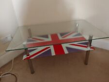 Glass coffee table for sale  GRANTHAM