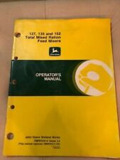 Misturadores de ração mista total John Deere ~127, 135 e 152 ~ Manual do operador comprar usado  Enviando para Brazil