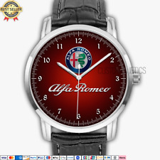 Alfa Romeo Logo Custom Quartz Watch Analogowy Stal nierdzewna Męski zegarek na rękę AR005, używany na sprzedaż  Wysyłka do Poland