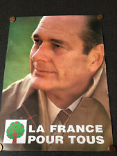 Affiche jacques chirac d'occasion  Louviers