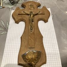 Crucifix benitier suspendre d'occasion  Saint-Nicolas-d'Aliermont