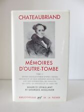 Pléiade chateaubriand mémoir d'occasion  Lyon VIII