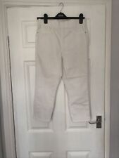 Matalan white cropped for sale  HALIFAX