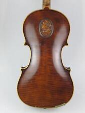 Cabeza de león antigua 4/4 violín tallada a mano del siglo XIX alrededor de 1890 segunda mano  Embacar hacia Argentina