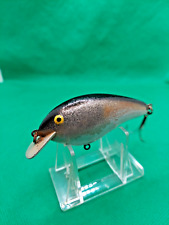 Fishing Lure Vintage crankbait with a rattle in black and silver flake . segunda mano  Embacar hacia Argentina