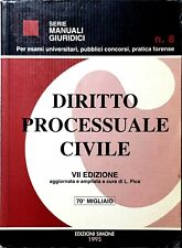 Diritto processuale civile usato  Milano