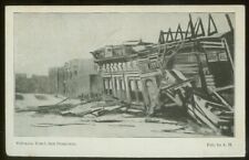 VINTAGE SAN FRANCISCO CA 1906 RUINS VALENCIA HOTEL EARTHQUAKE POSTCARD 110120 , used for sale  Shipping to South Africa