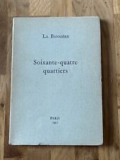 Livre quartiers 1951 d'occasion  Dijon