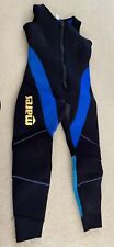 Mares wetsuit size 4 black & blue 7mm scuba diving 01 for sale  Shipping to South Africa