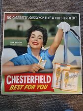 Chesterfield cigarettes advert d'occasion  Expédié en Belgium
