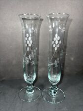 Pair vintage etched for sale  Rancho Cucamonga