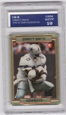 TARJETA DE NOVATO EMMITT SMITH Cowboys GEMA COMO NUEVA 10 Fútbol americano de Dallas 1990 PAQUETE DE ACCIÓN segunda mano  Embacar hacia Argentina