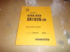 Catálogo de piezas de minicargadora de orugas compacta Komatsu Galeo SK1026-5N manual segunda mano  Embacar hacia Argentina