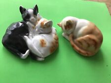 Sleeping cats porcelain for sale  BASINGSTOKE