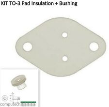 5 Sheet Kit Thermal Insulation Pad Mica to-3 + Plastic Bushing til salgs  Frakt til Norway