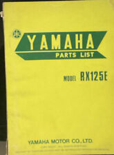 Livro de peças genuínas Yamaha RX125E 1978 comprar usado  Enviando para Brazil