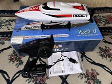 Pro Boat React RC Boat 17" Self-Righting Brushed Deep-V ARTR Used for sale  Shipping to South Africa