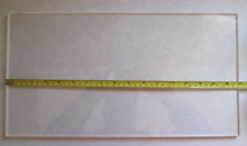 Usado, Folha de plástico transparente pré-cortada 17" x 9" -- 1/4" plexiglass comprar usado  Enviando para Brazil