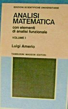 Amerio analisi matematica usato  Reggio Calabria