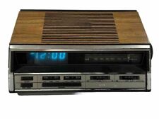 Antigo despertador GE rádio AM/FM 7-4666A grão de madeira década de 1980 escurecimento retrô lounge funciona comprar usado  Enviando para Brazil