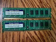 8Gb (2x4Gb) Samsung Super Talent RAM DDR3-1600 W1600UA4GS DDR3-1600, used for sale  Shipping to South Africa