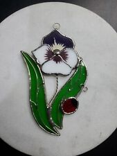 Stained glass pansy for sale  Lindsay