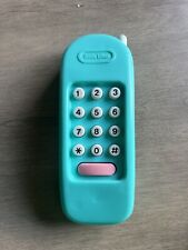 TELÉFONO VINTAGE LITTLE TIKES SALÓN DE BELLEZA verde turquesa, blanco y rosa - años 90’s segunda mano  Embacar hacia Argentina