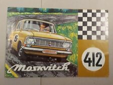 Moskvitch 412 brochure for sale  BOURNE