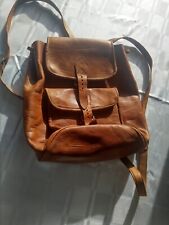 Leather rucksack backpack for sale  CRADLEY HEATH