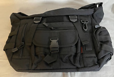 Usado, Bolso Mensajero Mochila D5 Columna Nailon Deporte Exterior Estilo Militar Negro Nuevo segunda mano  Embacar hacia Argentina