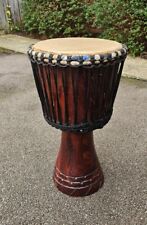 Large Hand Made African DJEMBE Drum for sale  Shipping to South Africa