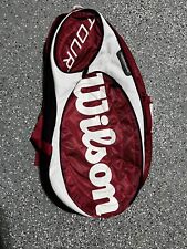 Paquete de 9 mochilas raqueta de tenis Wilson Tour 1 cremallera rota, usado segunda mano  Embacar hacia Argentina