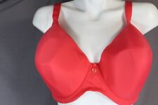 Elomi Bijou Underwire Lined J-hook on back Plunge Bra 8722 USA 38K coral for sale  Shipping to South Africa