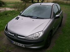 peugeot 206 bonnet grey for sale  WHITSTABLE