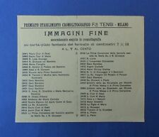 Santino foglio catalogo usato  Firenze