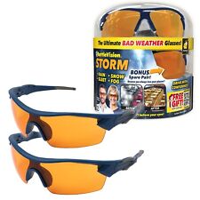 Usado, Gafas de reducción de deslumbramiento Battlevision Storm de BulbHead, ver durante el mal tiempo segunda mano  Embacar hacia Argentina